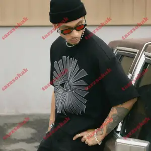 Model 3966 Erkek Yazlık Yuvarlak Yaka Kısa Kollu Günlük Tişört, Yaz