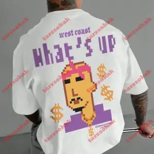 Model 3977 Erkek Yazlık Yuvarlak Yaka Kısa Kollu Günlük Tişört, Yaz