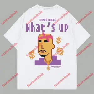 Model 3977 Erkek Yazlık Yuvarlak Yaka Kısa Kollu Günlük Tişört, Yaz