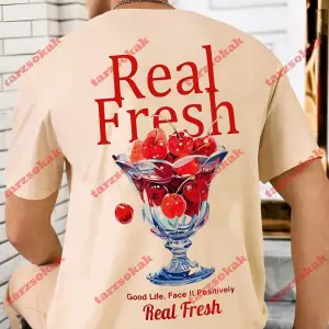 Model 3980 Erkek Yazlık Yuvarlak Yaka Kısa Kollu Günlük Tişört, Yaz