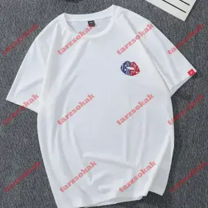 Model 3981 Erkek Yazlık Yuvarlak Yaka Kısa Kollu Günlük Tişört, Yaz