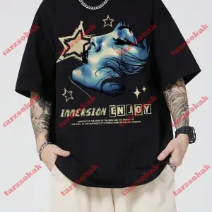 Model 3985 Erkek Yazlık Yuvarlak Yaka Kısa Kollu Günlük Tişört, Yaz