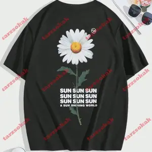 Model 3998 Erkek Yazlık Yuvarlak Yaka Kısa Kollu Günlük Tişört, Yaz