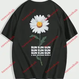 Model 3998 Erkek Yazlık Yuvarlak Yaka Kısa Kollu Günlük Tişört, Yaz