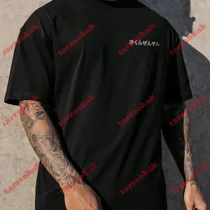 Model 4012 Erkek Yazlık Yuvarlak Yaka Kısa Kollu Günlük Tişört, Yaz