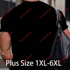 Model 4013 Erkek Yazlık Yuvarlak Yaka Kısa Kollu Günlük Tişört, Yaz