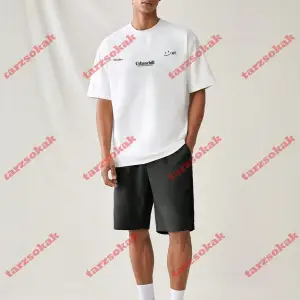 Model 4016 Erkek Yazlık Yuvarlak Yaka Kısa Kollu Günlük Tişört, Yaz