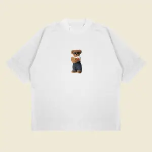 Moms Teddy Bear Boxy Fit Oversize Unisex Tshirt – Baskılı Tişört |