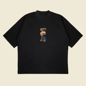 Moms Teddy Bear Boxy Fit Oversize Unisex Tshirt – Baskılı Tişört |