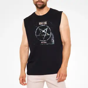 Mötley Crüe Siyah Kolsuz Tişört T-shirt