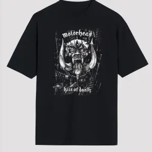Motörhead Kiss Of Death Siyah Unisex Oversize Tişört T-shirt
