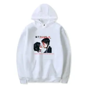 My Chemol Ramonce Mcr Emo Punk Hoodie Mod954 15095 Beyaz