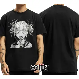 My Hero Academia Himiko Toga Baskılı Unisex Siyah
