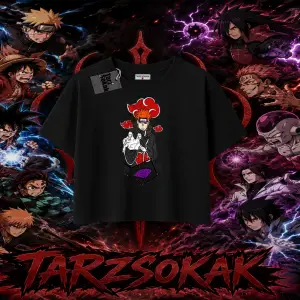 Naruto Uzumaki Premium Anime Kadın Crop Tişört Beyaz