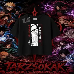 Naruto Uzumaki Premium Anime Kadın Crop Tişört Beyaz