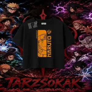 Naruto Uzumaki Premium Anime Kadın Crop Tişört Beyaz