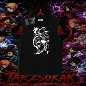 Naruto Uzumaki Premium Anime Oversize Unisex Kolsuz Tişört Beyaz