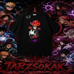 Naruto Uzumaki Premium Anime Oversize Unisex Tişört Beyaz