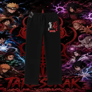 Naruto Uzumaki Premium Anime Unisex Baggy Eşofman Altı Beyaz
