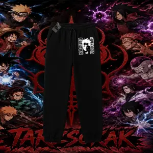 Naruto Uzumaki Premium Anime Unisex Jogger Eşofman Altı Beyaz