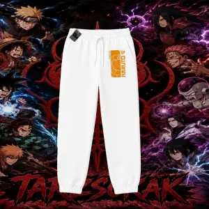 Naruto Uzumaki Premium Anime Unisex Jogger Eşofman Altı Beyaz