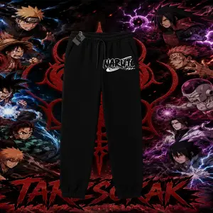 Naruto Uzumaki Premium Anime Unisex Jogger Eşofman Altı Beyaz