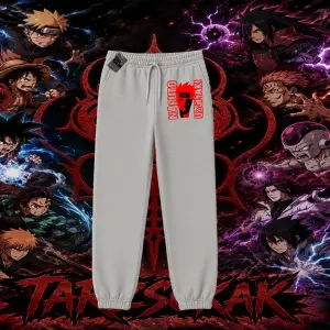Naruto Uzumaki Premium Anime Unisex Jogger Eşofman Altı Beyaz