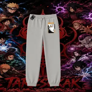 Naruto Uzumaki Premium Anime Unisex Jogger Eşofman Altı Beyaz