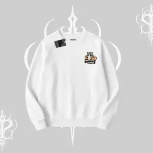 Need Coffee Right Meow Yazılı Kedi Baskılı Biskilet Sweatshirt