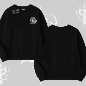 Need Coffee Right Meow Yazılı Kedi Baskılı Biskilet Sweatshirt