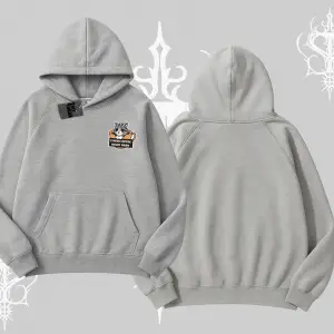 Need Coffee Right Meow Yazılı Kedi Baskılı Kapşonlu Sweatshirt