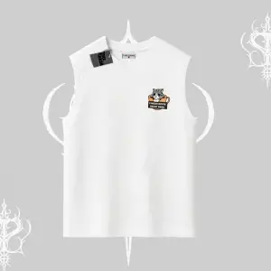 Need Coffee Right Meow Yazılı Kedi Baskılı Kolsuz Tshirt