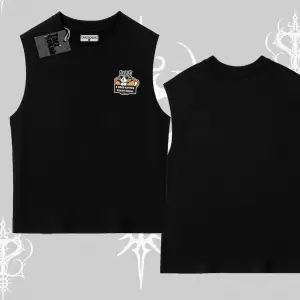 Need Coffee Right Meow Yazılı Kedi Baskılı Kolsuz Tshirt