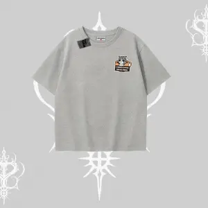 Need Coffee Right Meow Yazılı Kedi Baskılı Oversize Tshirt