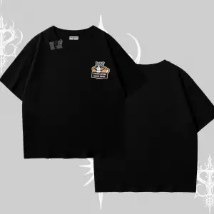 Need Coffee Right Meow Yazılı Kedi Baskılı Oversize Tshirt