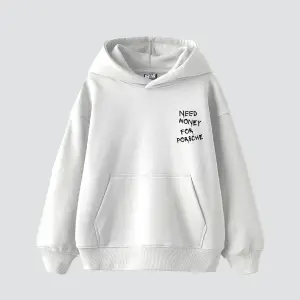 Need Money for Porsche Baskılı Oversize Unisex Beyaz