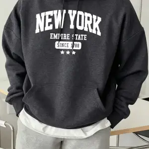 New York Empire State 1788den Bu Yana Desen Erkek Sonbahar Günlük Kapüşonlular Moda Spor Kaz