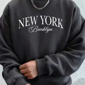 New York Mektup Brooklyn Baskı Erkekler Tişörtü Kış Polar Sıcak Hoodie Kore Gevşek Bisiklet Y