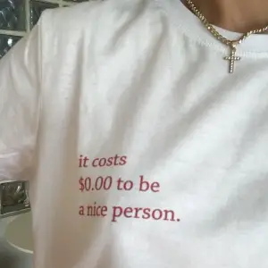 Nice Person - T-shirt - Beyaz