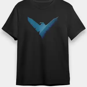 Nightwing Siyah Unisex Tişört T-shirt