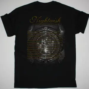 NIGHTWISH DECADES NORTH AMERICA 2018 TOUR NEW BLACK T-SHIRT