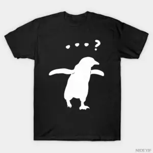 Nihilist Penguen Ama Neden Absürd Meme Mizah T-shirt Erkekler Kadınlar Için % 100% Pamuk T Sh