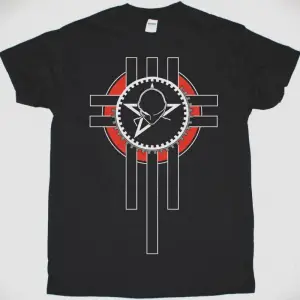 NINE INCH NAILS WITH TEETH NEW BLACK T-SHIRT ÖN VE ARAKA BASKILI