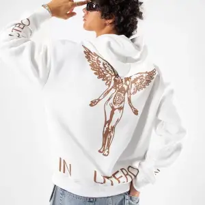 Nirvana Sırt Baskılı Unisex Oversize Beyaz