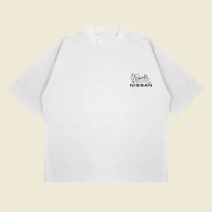Nissan Bullet Hızlı Ve Öfkeli Baskılı Oversize Unisex Pamuklu Nefes Alan Kalın Kum