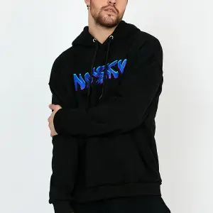 No Mercy Siyah Oversize Unisex Kapüşonlu Sweatshirt Hoodie