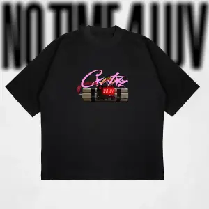 No Time 4 Luv Oversize Unisex Pamuklu Nefes Alan Kalın Kumaşlı