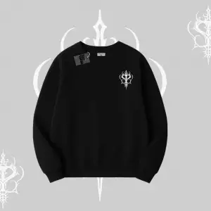 Not Lazy Saving My Spirit Kedi Baskılı Biskilet Sweatshirt