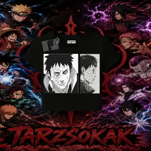 Obito uchiha Naruto Anime Karakteri Kadın Baby Tee Beyaz