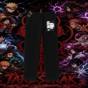 Obito uchiha Naruto Anime Karakteri Unisex Baggy Eşofman Altı Beyaz